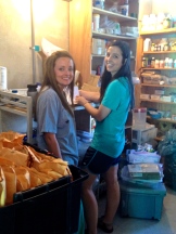 Jenny & Dru working pharmacy at Hope Center Clinic